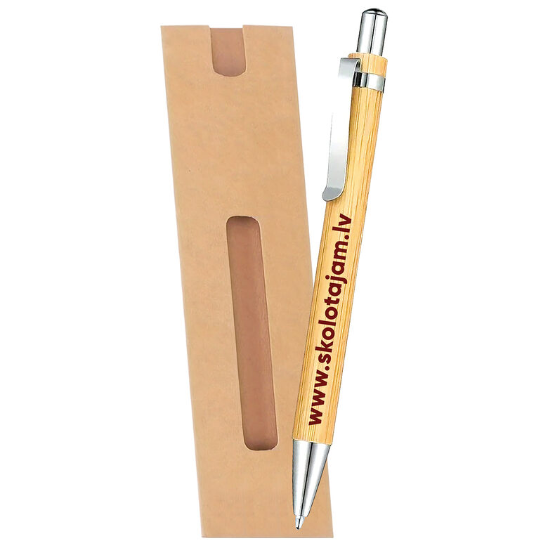 Pildspalvas ar apdruku un maciņu bez apdrukas